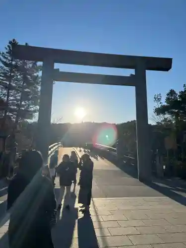 伊勢神宮内宮（皇大神宮）の鳥居