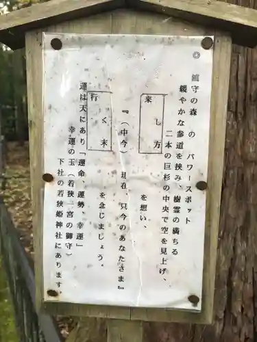 若狭彦神社（上社）の歴史