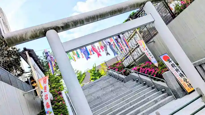 駒込妙義神社の鳥居