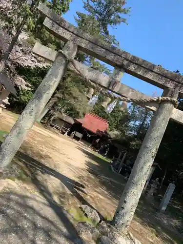 平野日吉神社の鳥居