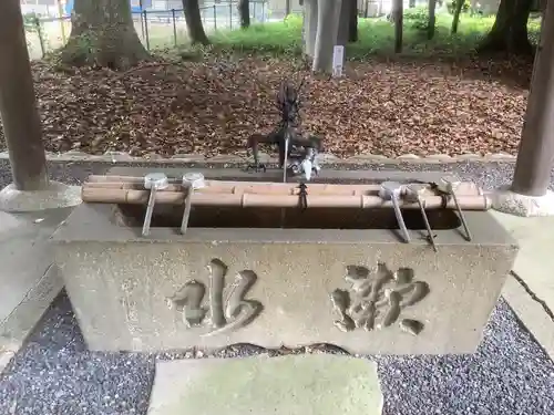 神明社（外坪神明社）の手水舎