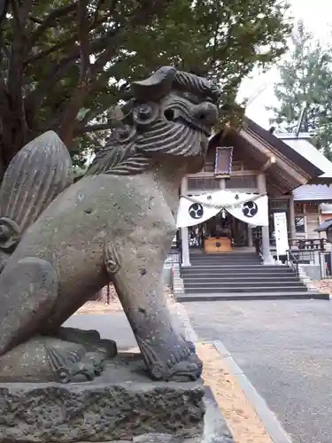 大谷地神社の狛犬