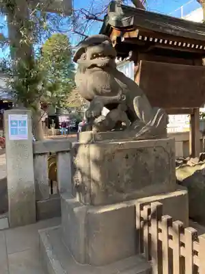月見岡八幡神社の狛犬