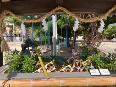 三津厳島神社の手水舎