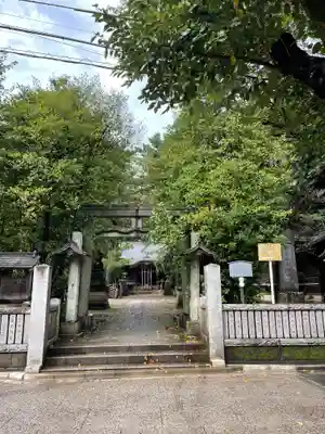 石神井氷川神社の鳥居