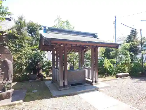 筑土八幡神社の手水舎