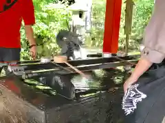 箱根神社の手水