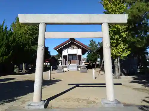 西小梛神明社の鳥居