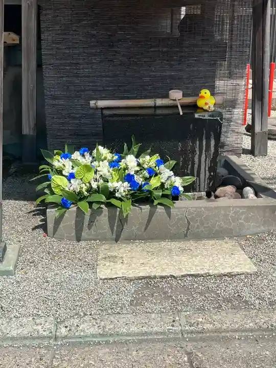 上尾御嶽神社の手水舎