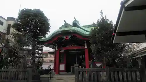 筑土八幡神社の本殿・本堂