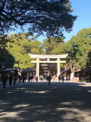 明治神宮の鳥居