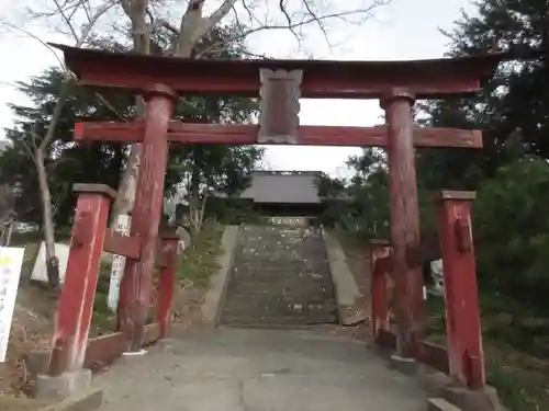 蛟蝄神社門の宮の鳥居