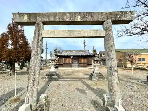 綿積神社の鳥居