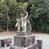 苦竹年禰神社の狛犬