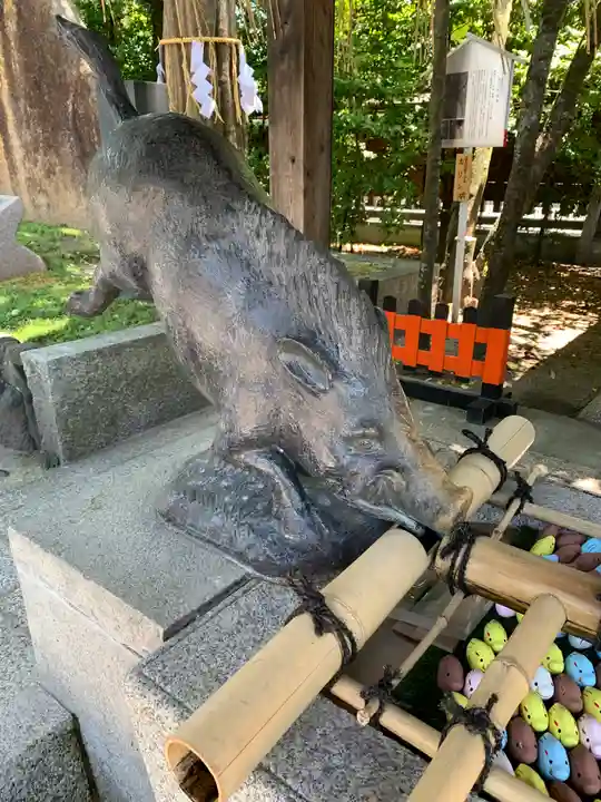 護王神社の手水舎