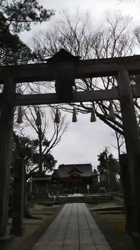 飯香岡八幡宮の鳥居