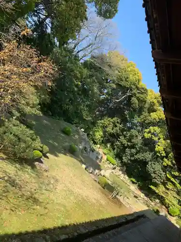 萬福寺の庭園