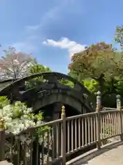 誉田八幡宮の庭園