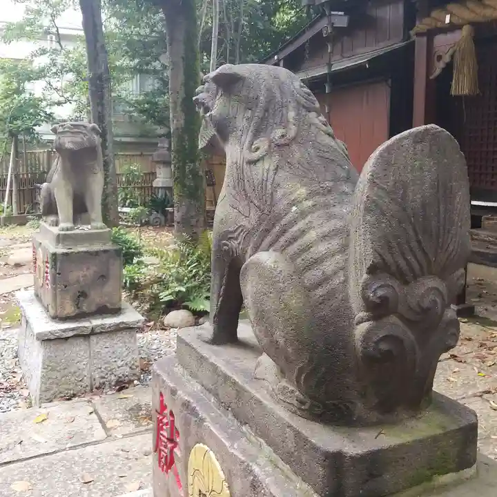 多武峯内藤神社の狛犬