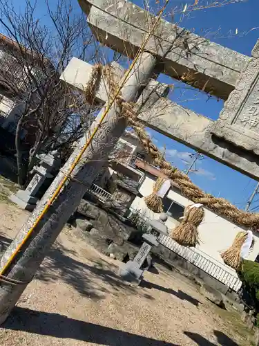 玉祖神社の鳥居