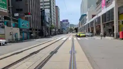 本古川町稲荷神社の周辺