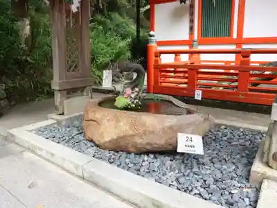 鞍馬寺の手水舎