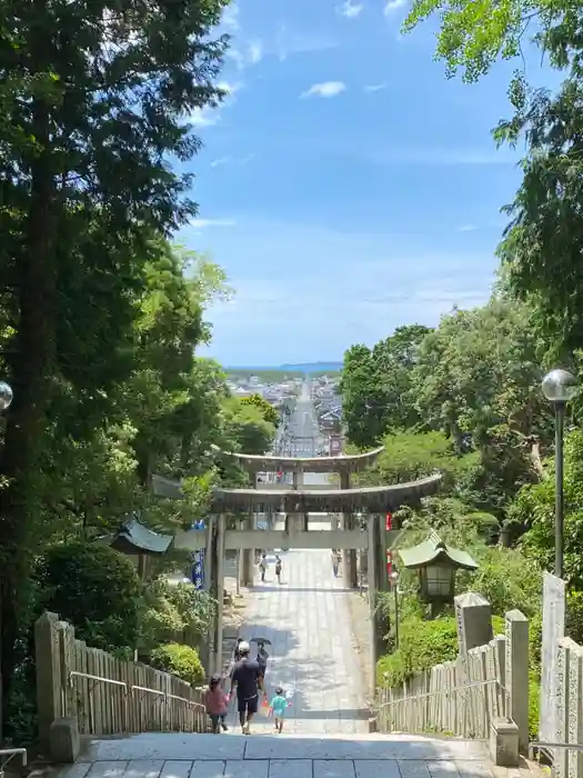 宮地嶽神社の鳥居