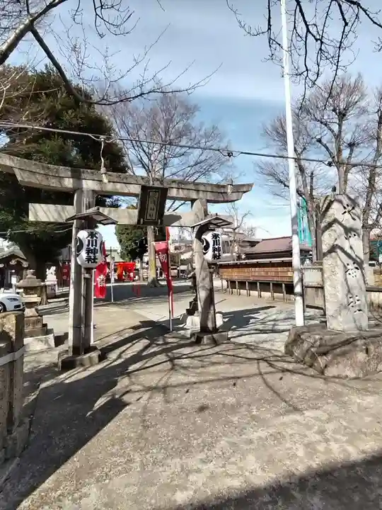 相模原氷川神社の鳥居