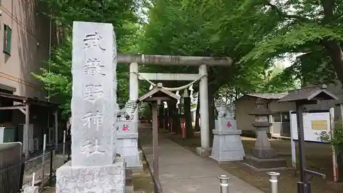武蔵野神社の鳥居