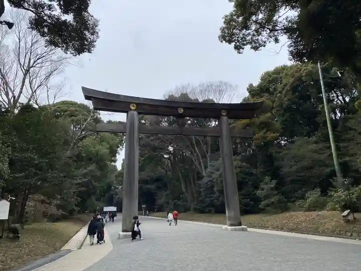 明治神宮の鳥居