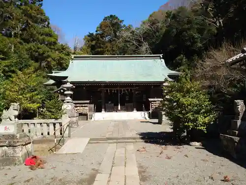 川勾神社の本殿・本堂