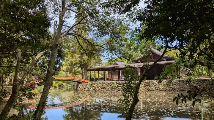 宇佐神宮の庭園