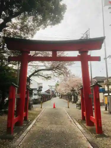 伊冨利部神社の鳥居