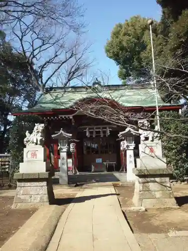 駒繋神社の本殿