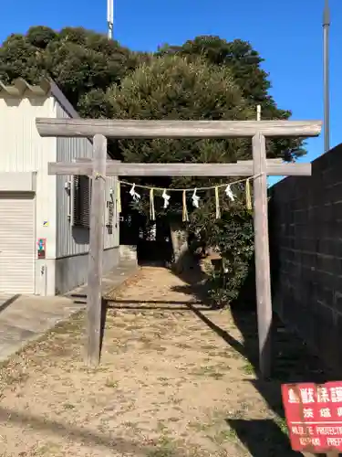 阿津社の鳥居