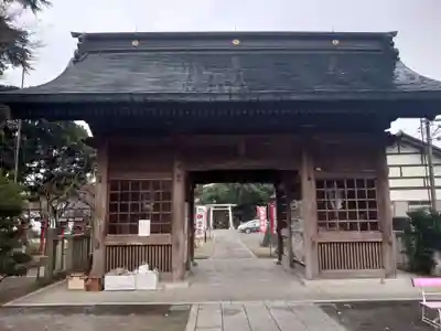常陸第三宮　吉田神社の山門・神門