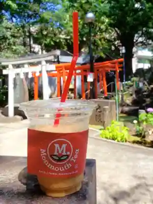 鳩森八幡神社の食事