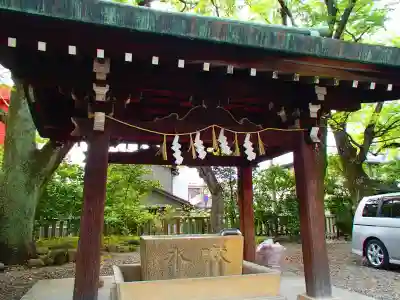 溝旗神社（肇國神社）の手水舎