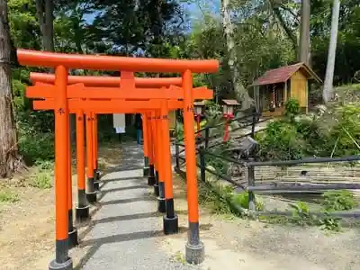 西坂ねこ稲荷神社の鳥居