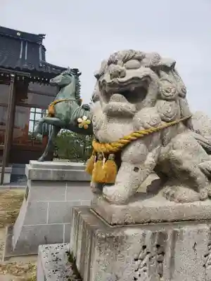 土合神社の狛犬