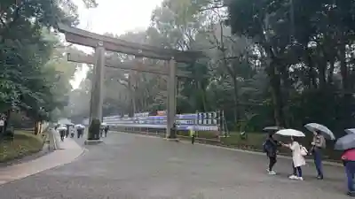 明治神宮の鳥居