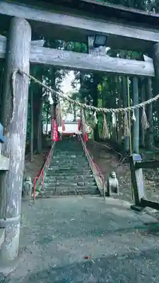 米川八幡神社の鳥居