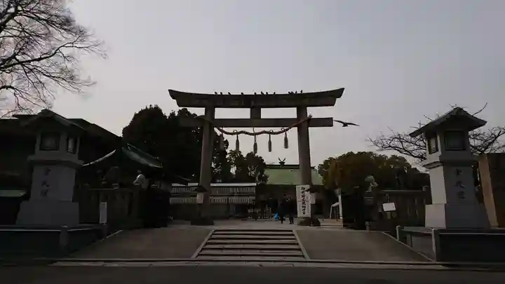難波大社 生國魂神社の鳥居