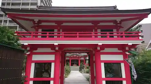 成子天神社の山門・神門