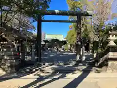 溝旗神社（肇國神社）の鳥居