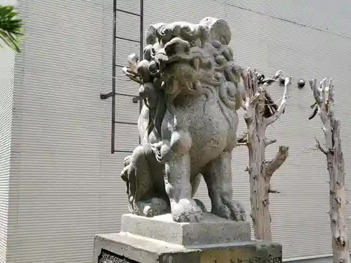 空知沿岸交通神社の狛犬