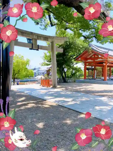 百舌鳥八幡宮の鳥居