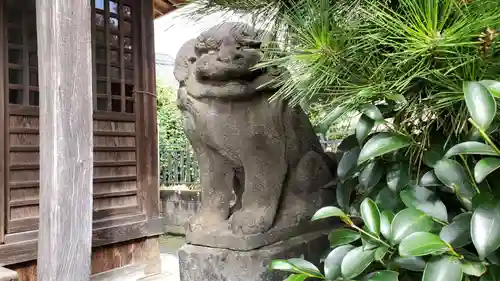 神明神社の狛犬