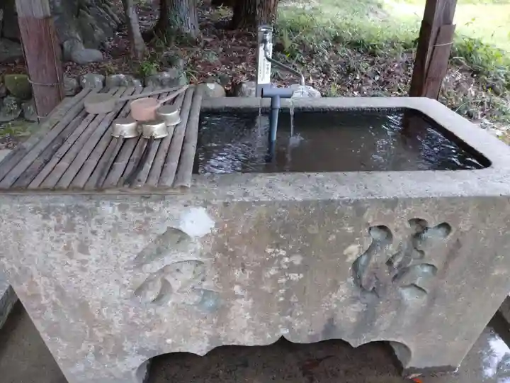七社神明神社の手水舎