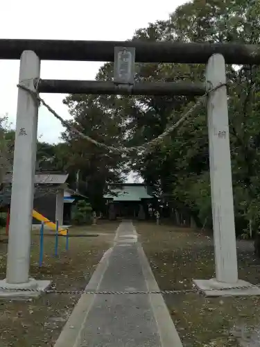 神明宮の鳥居